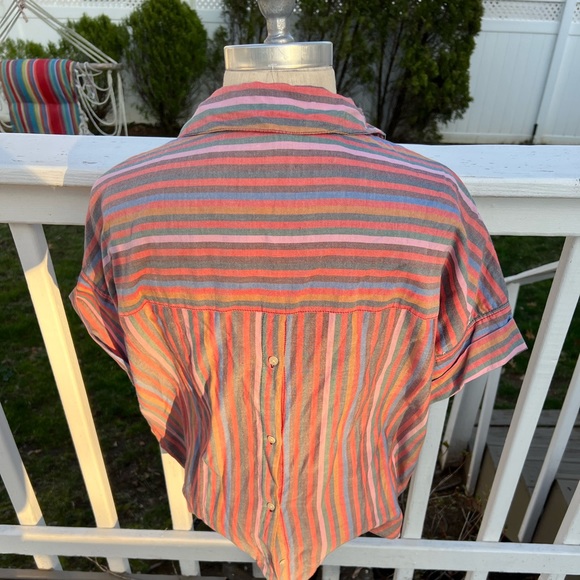 Madewell Multicolor Courier Button-back Shirt - Picture 4 of 8